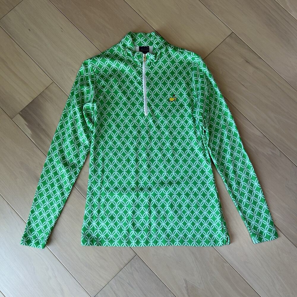 The Masters by Peter Millar 1/4-Zip Golf Pullover Women's Small